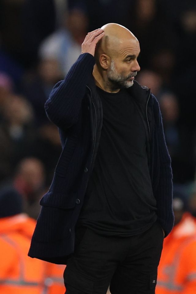 Pep Guardiola's troops are toiling in fifth place in the Premier League table