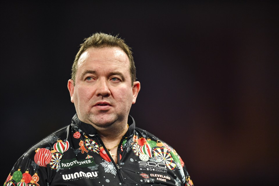 Brendan Dolan at the PDC World Darts Championship.