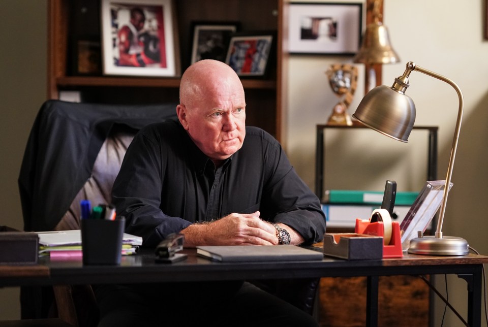 The soap star made a name for himself playing crime boss Phil Mitchell