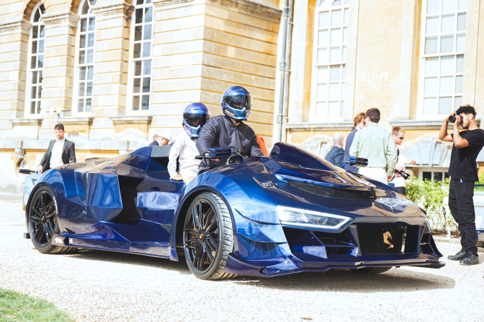 Engler Desat sports car at Salon Prive.