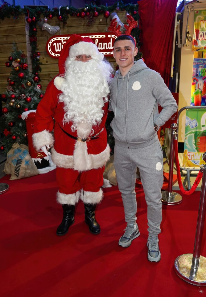 Phil Foden is hoping to be on Santa's nice list this year