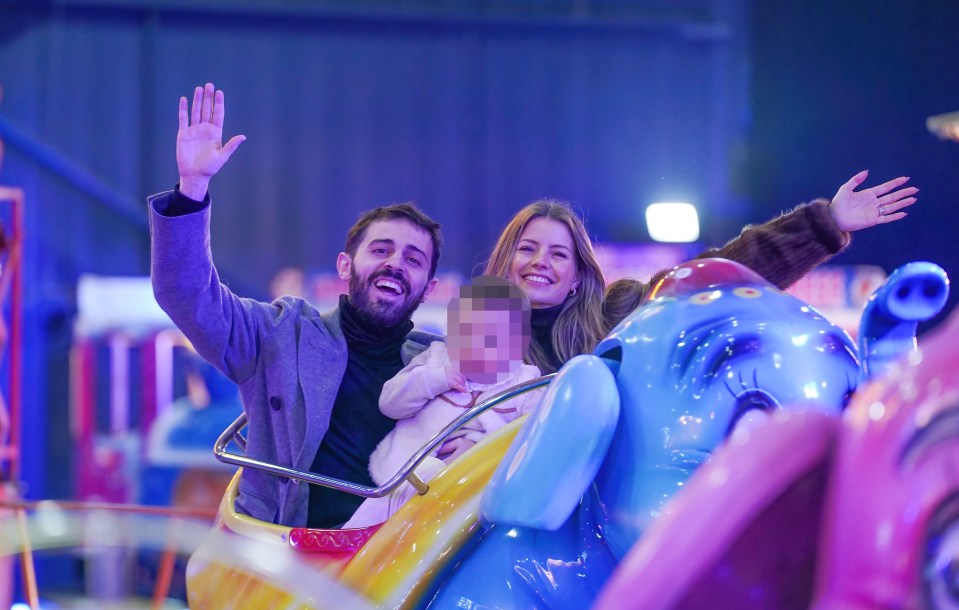 Bernardo Silva gave a hearty wave on one ride