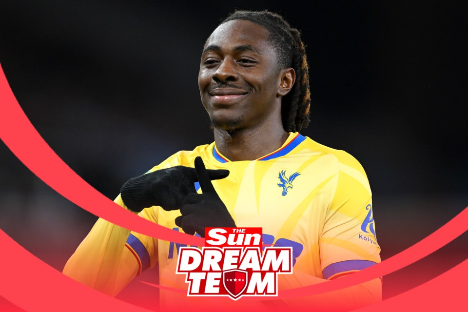 Eberechi Eze in Crystal Palace kit, The Sun Dream Team.