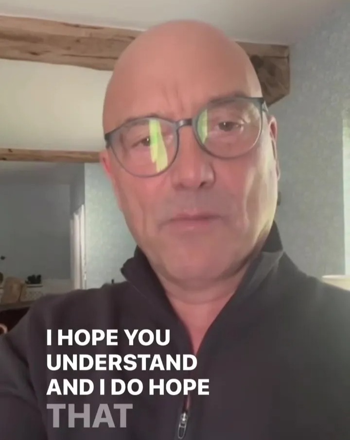 Gregg Wallace has apologised in an Instagram post