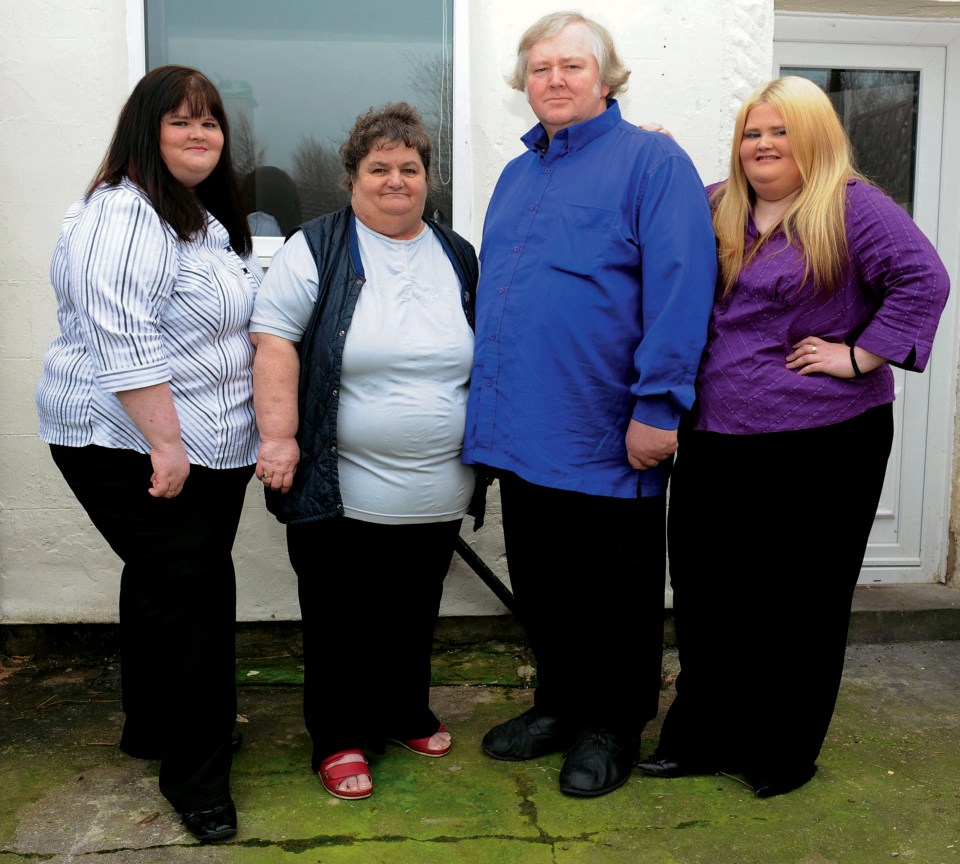 The family appeared on Too Fat To Work after not working for 11 years and living off benefits due to their obesity