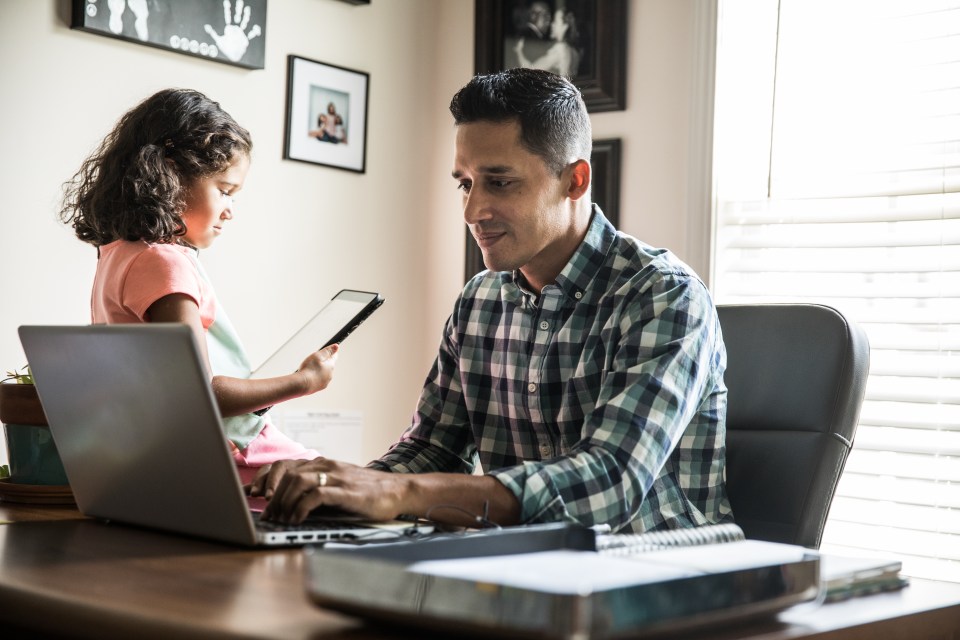 I am baffled by any parent who lets their kids bunk off school because they are working from home