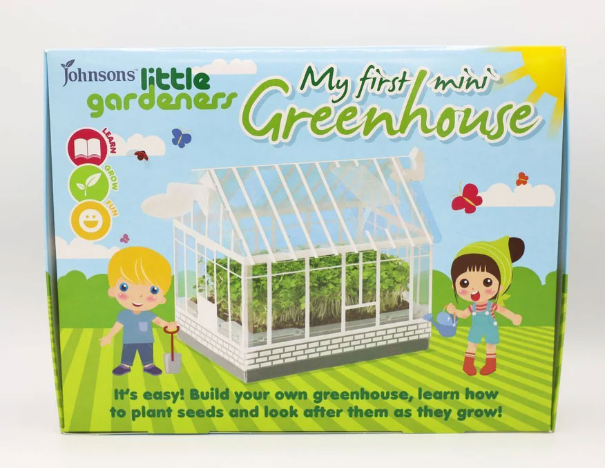 Build the mini greenhosue and then grow in it - suitable for any sunny windowsill.