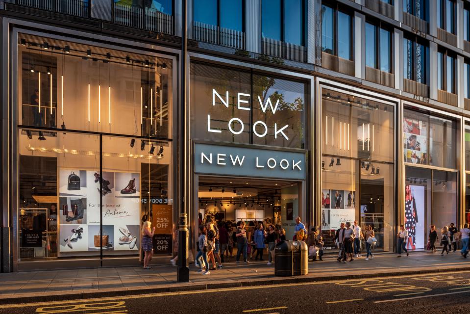 The flagship New Look shop in Oxford Street in Central London