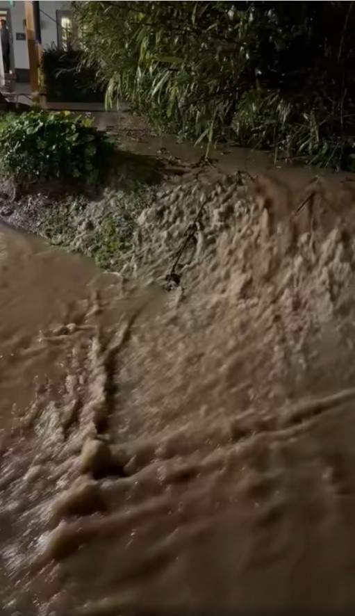 Flash flooding in the UK.