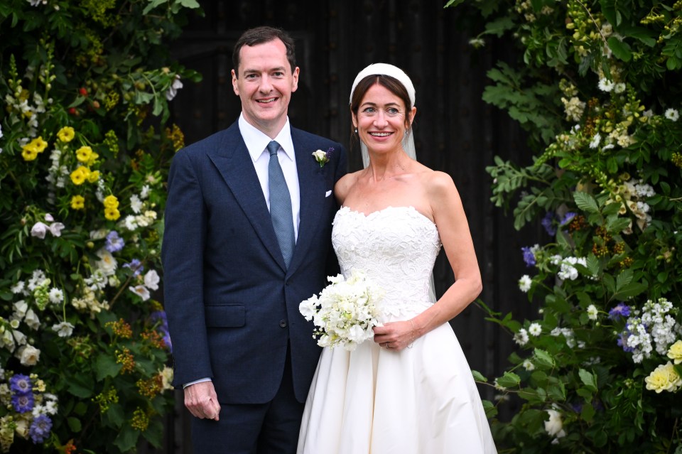 Former Chancellor George Osborne and his wife Thea Rogers