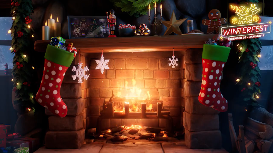 Epic Games is bringing cosy vibes to Fortnite with Winterfest 2024, so the game needs some downtime