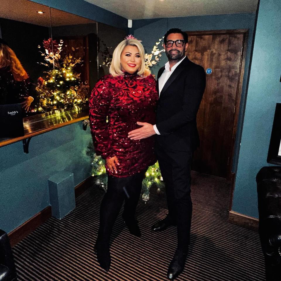 Gemma Collins with her fiance Rami Hawash