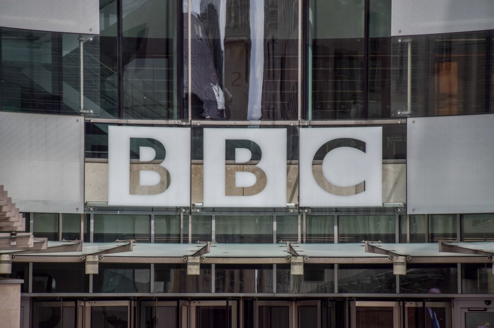 BBC Broadcasting House sign.