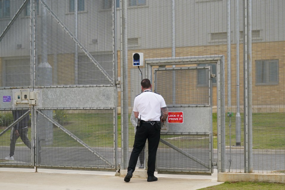 The prison houses 1,700 men and only opened two years ago