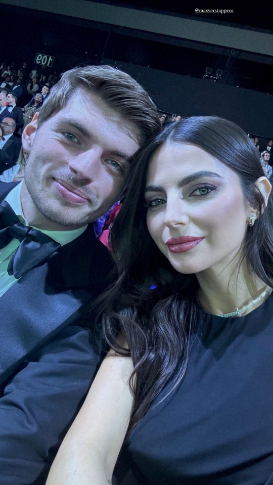 Kelly posted a selfie with partner Max