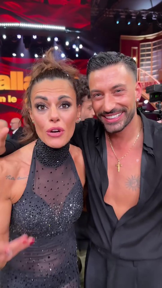 Giovanni Pernice and Bianca Guaccero, winners of Strictly Come Dancing Italy.