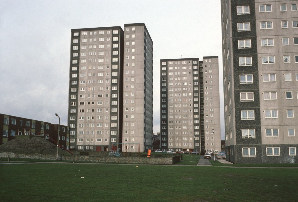 Gascoigne Estate tower blocks in Barking, London.