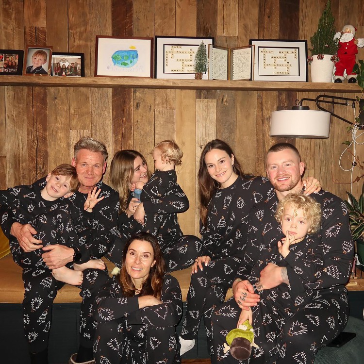 Gordon Ramsay proved it's not just us 'normal' people who are forced into matching PJs at Christmas