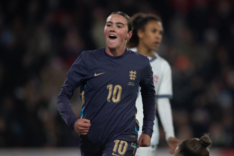 Grace Clinton netted the Lionesses' winning goal against Switzerland in the eighth minute of their match at Bramall Lane