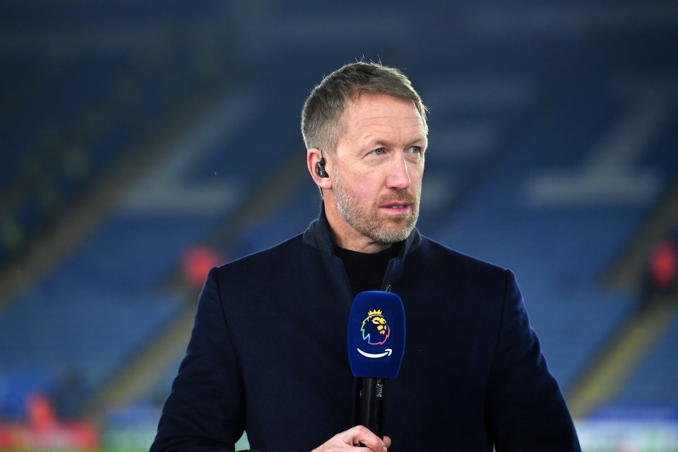 Graham Potter was on punditry duty last night