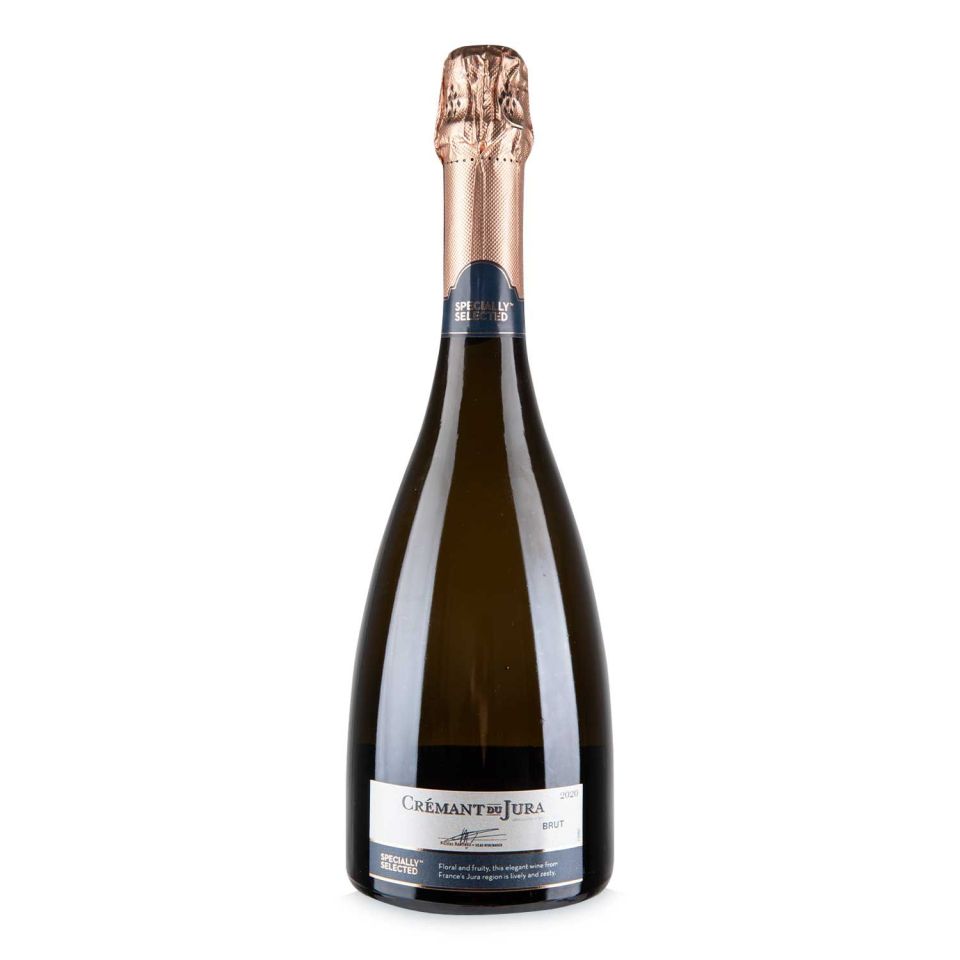 A 75cl bottle of Cremant du Jura is available at Aldi for just £8.19