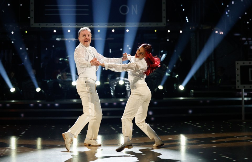 Chris and Dianne performed three routines this evening