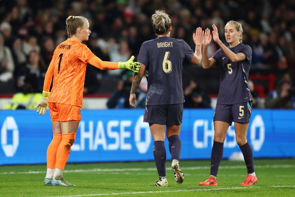 The Lionesses kept a clean sheet in their final match this year with the team looking ahead to the draw for next year's Euros