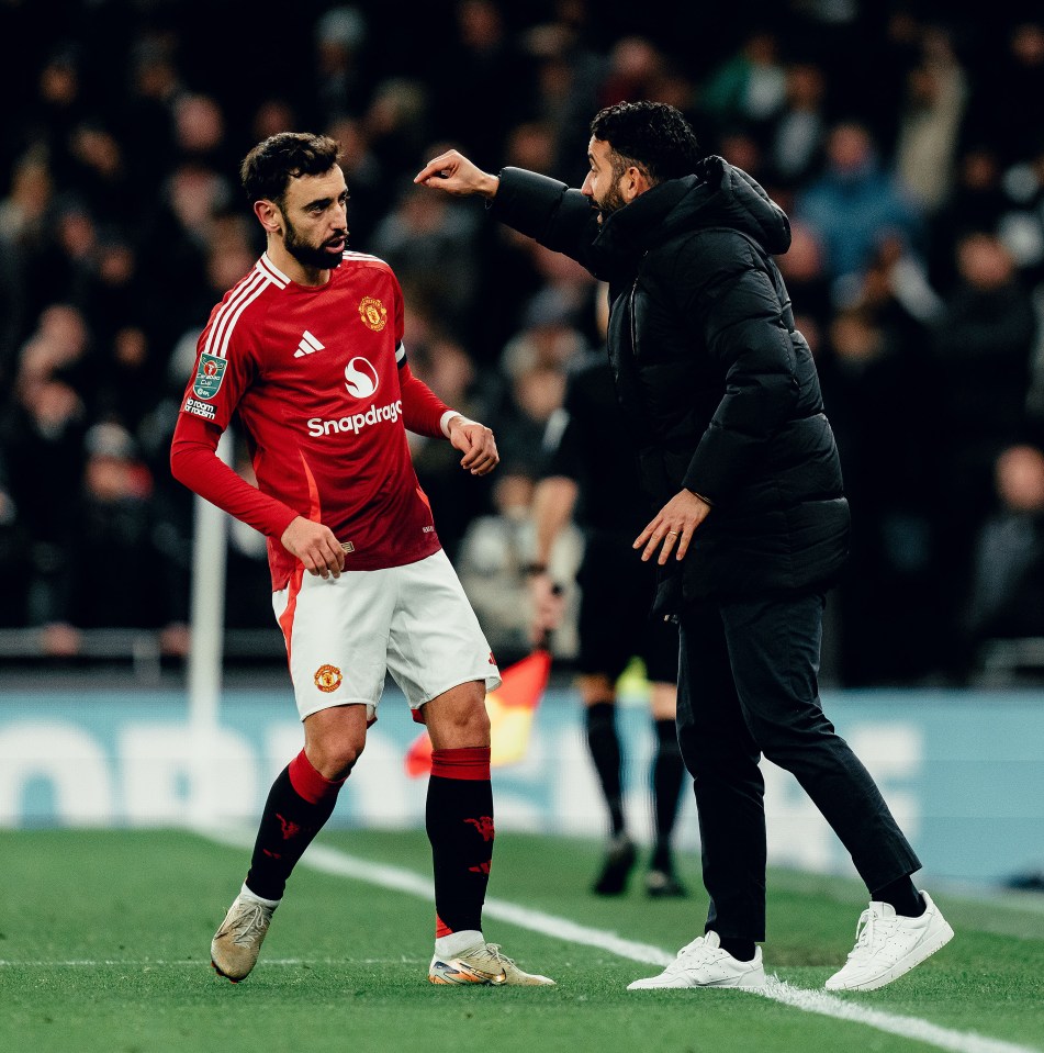 Bruno Fernandes did his job in the midfield