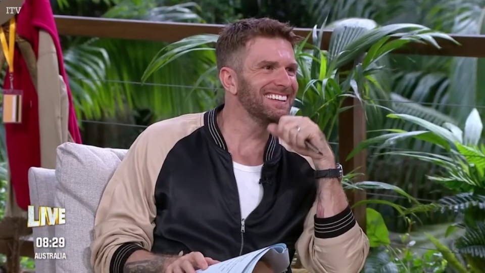 Joel Dommett looks a tad different on presenting duties on I’m A Celeb: Unpacked