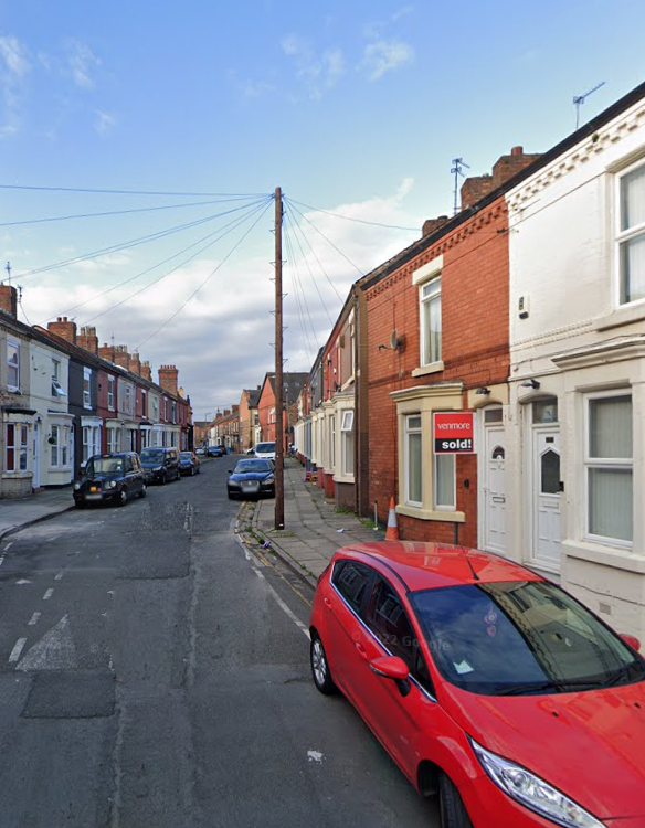 The horror unfolded at a property on Harrow Road, in Anfield, Liverpool on Saturday