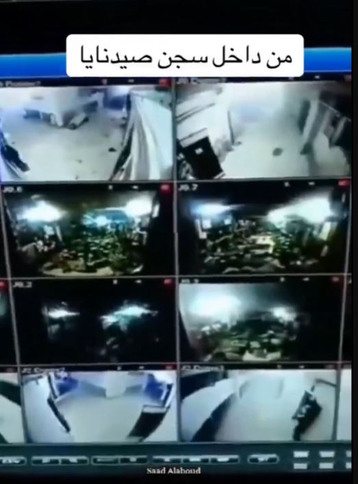 CCTV footage claiming to show the hidden rooms inside the prison where thousands remain trapped