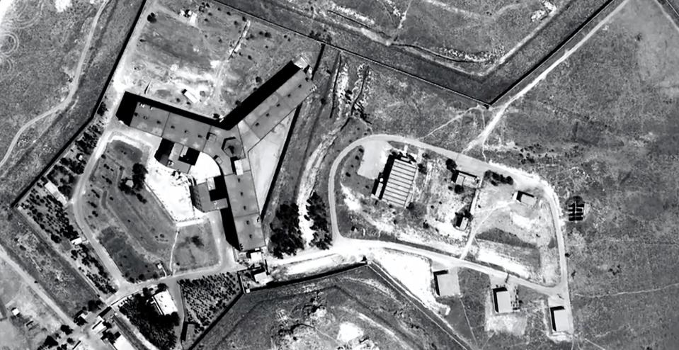 Satellite images of the hellhole Sednaya prison