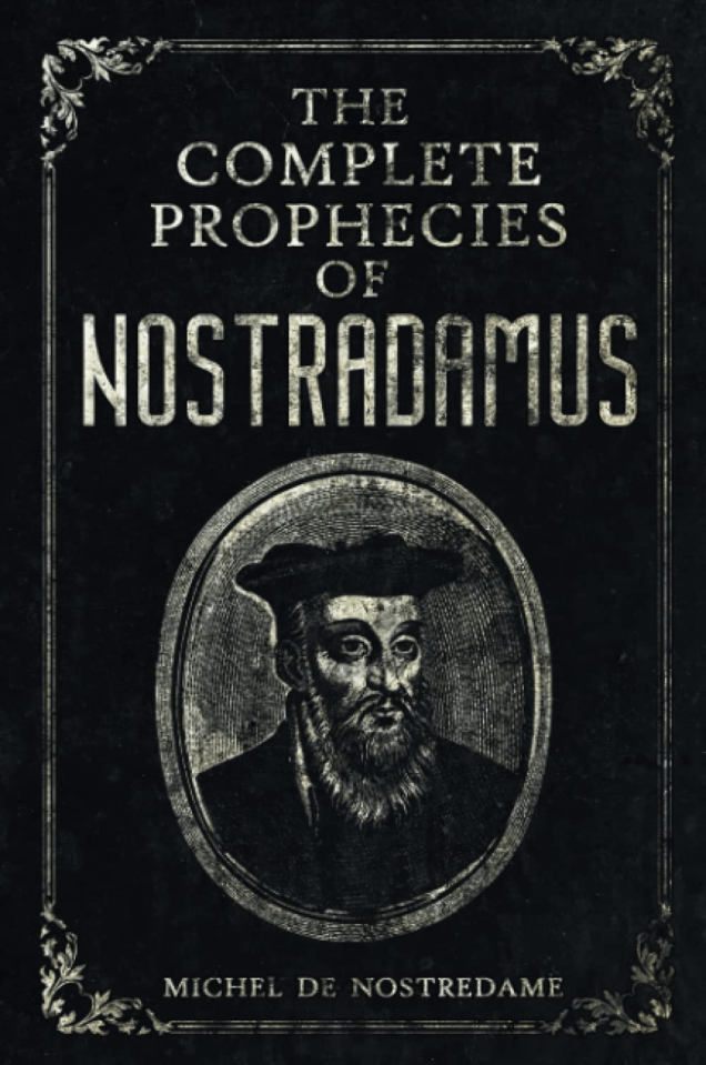 Book cover: The Complete Prophecies of Nostradamus.  Michel de Nostredame.