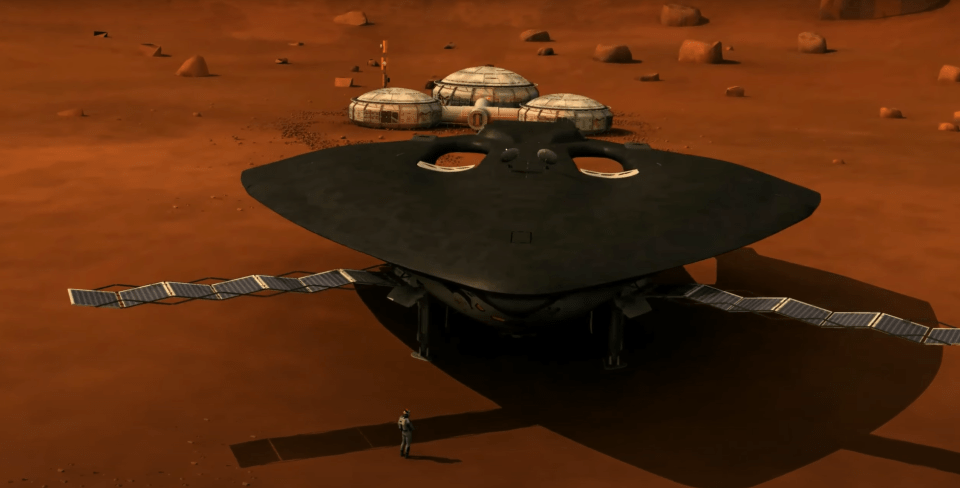 The spacecraft has incredible technology to be able to travel to planets like Mars