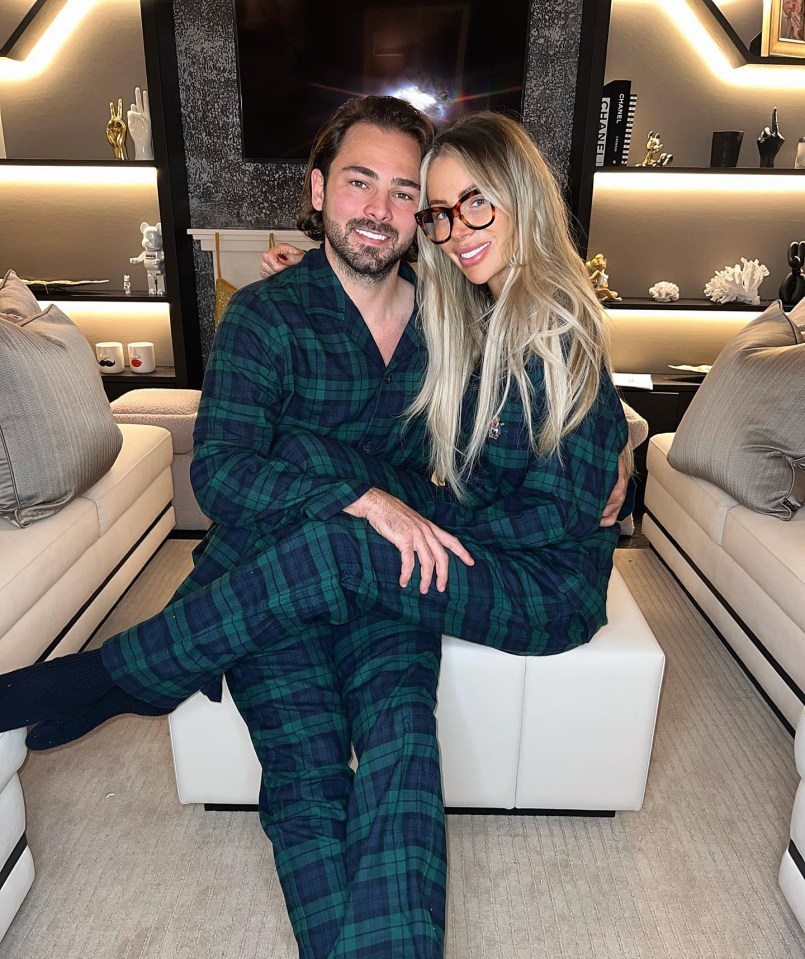 Olivia shares her stunning home with footballer husband Bradley Dack