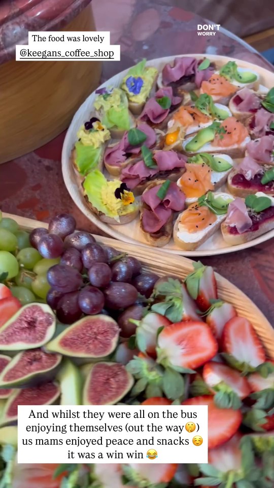 There was also a delicious fruit platter