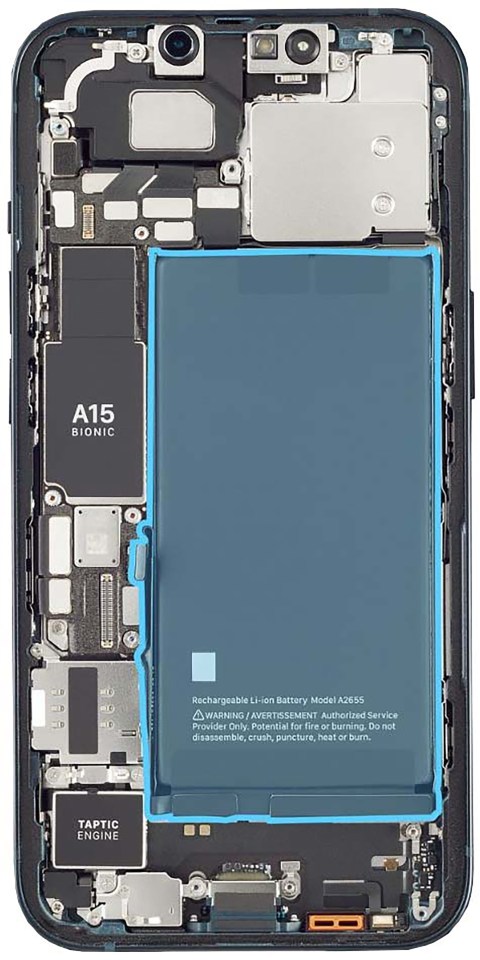 All iPhones have lithium-ion batteries inside – and if they start swelling dangerously, they can cause the phone's casing to bulge