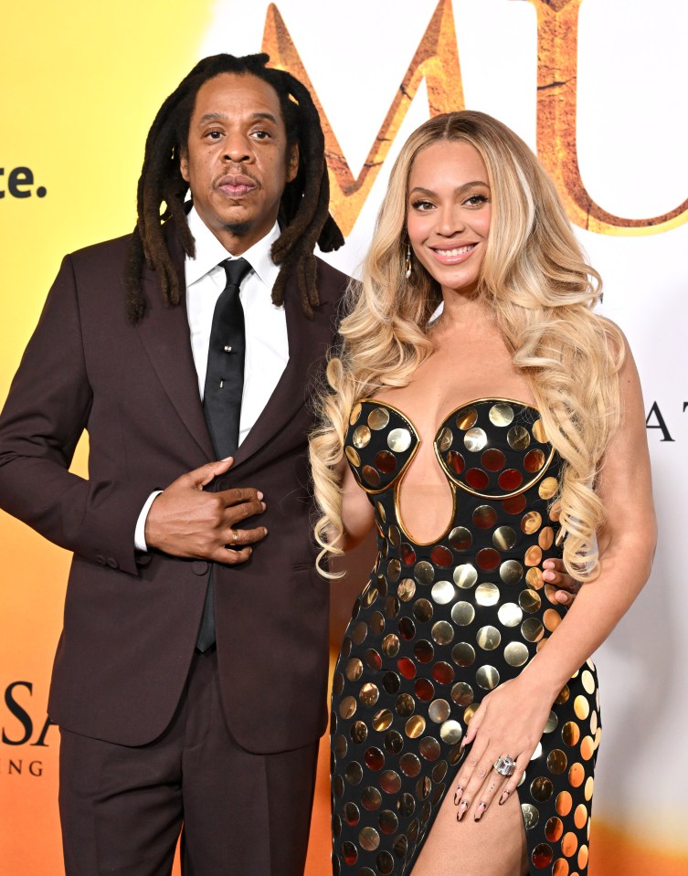 Beyonce and Jay-Z walk the red carpet at the Los Angeles Premiere of Disney's "Mufasa: The Lion King" at Dolby Theatre on December 09, 2024 in Hollywood, California. Photo by Axelle/Bauer-Griffin/FilmMagic