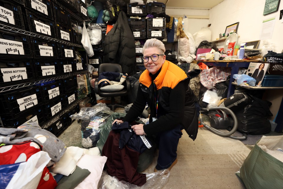 The Rainbow Centre collects provisions and provides refuge to the town's homeless