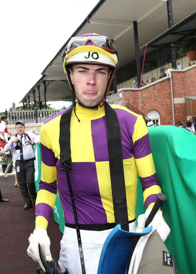 Jockey James Orman is hoping to be back racing soon after his gruesome mishap