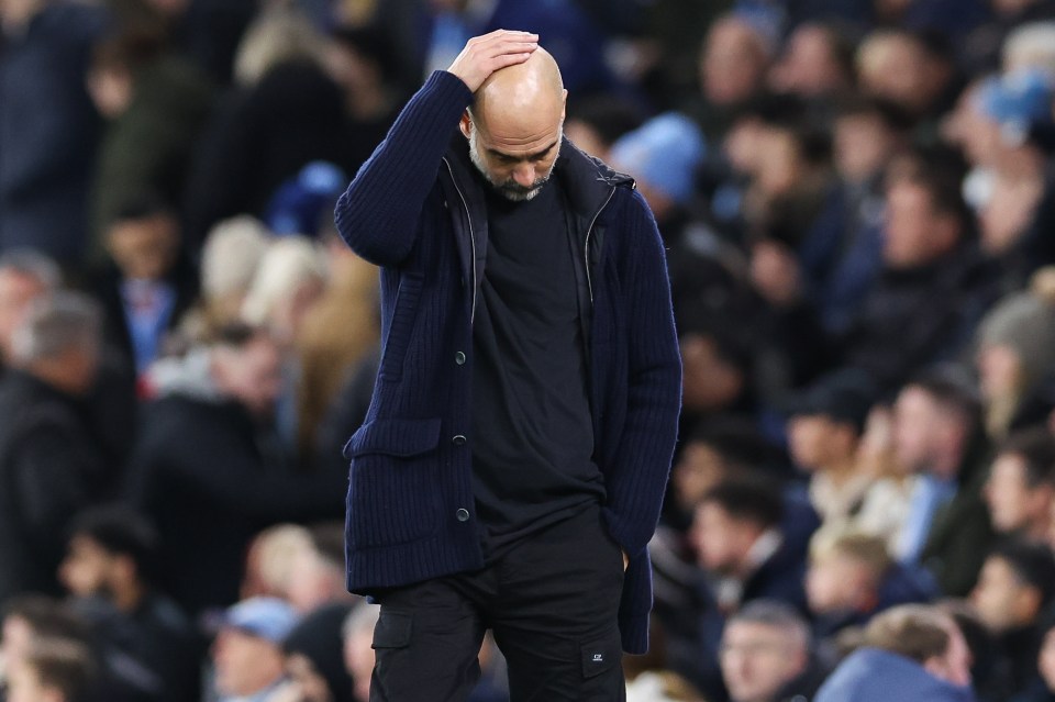 Pep Guardiola was again left scratching his head as City throw away the derby