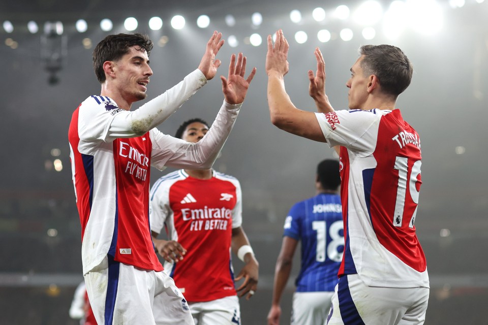 Kai Havertz scored the winner as Arsenal beat Ipswich