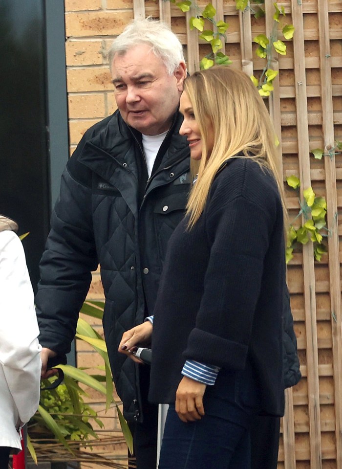 Kate Alexandra and Eamon Holmes out Christmas shopping.