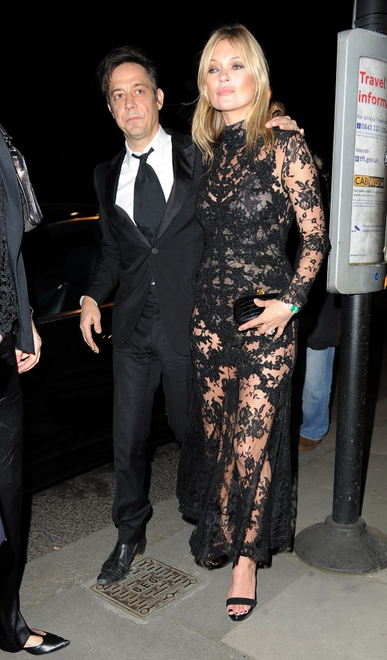 Kate Moss and Jamie Hince at the Victoria & Albert Museum.