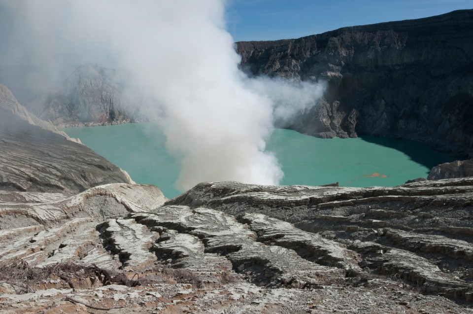 Kawah Ijen is a popular tourist spot