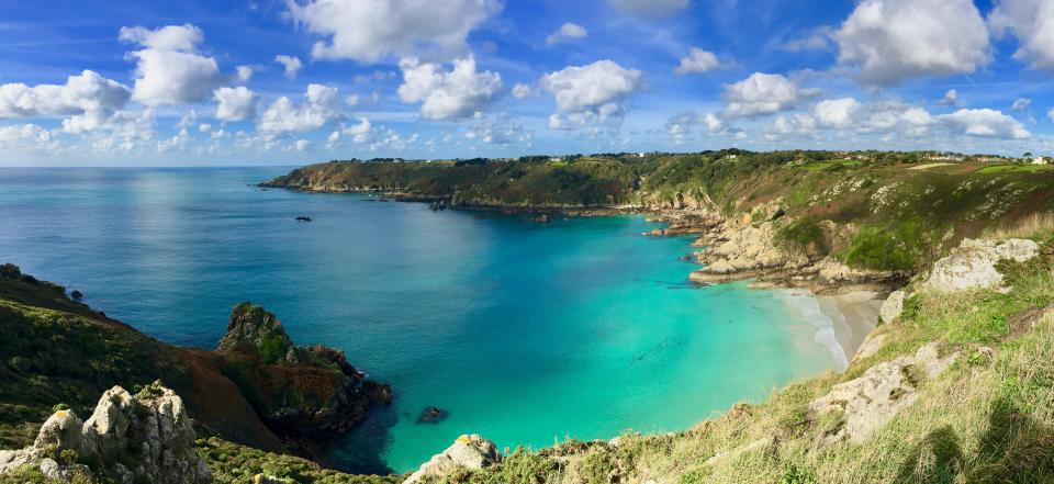 Guernsey is often likened to the Caribbean thanks to its exotic landscapes and crystal clear waters