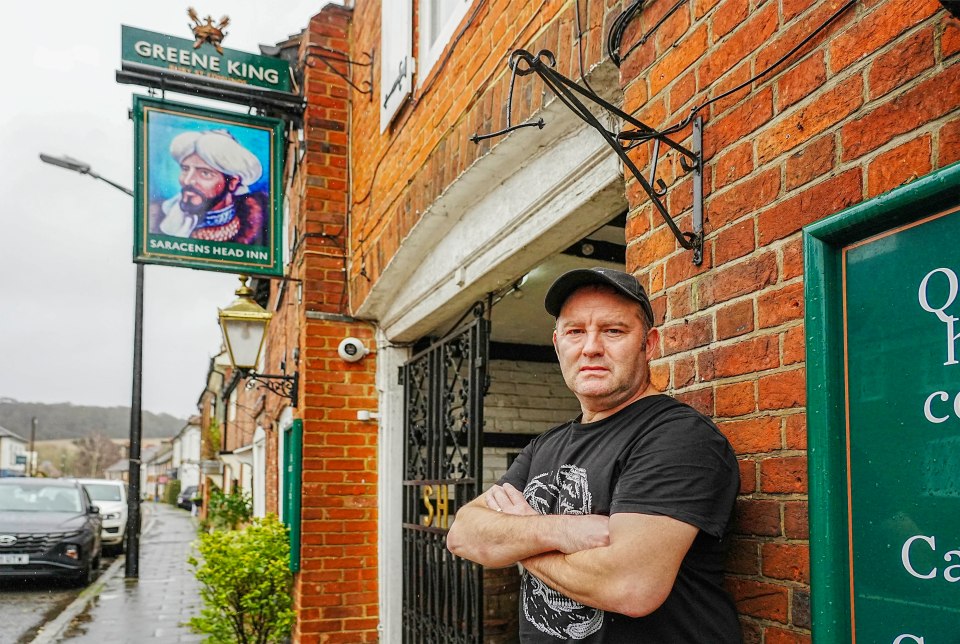 A convicted terrorist is suing a pub called The Saracen’s Head Inn