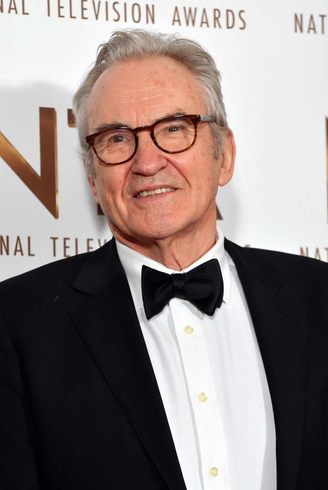 Larry Lamb at the National Television Awards.