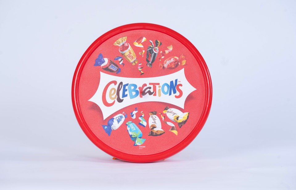 A Celebrations tub