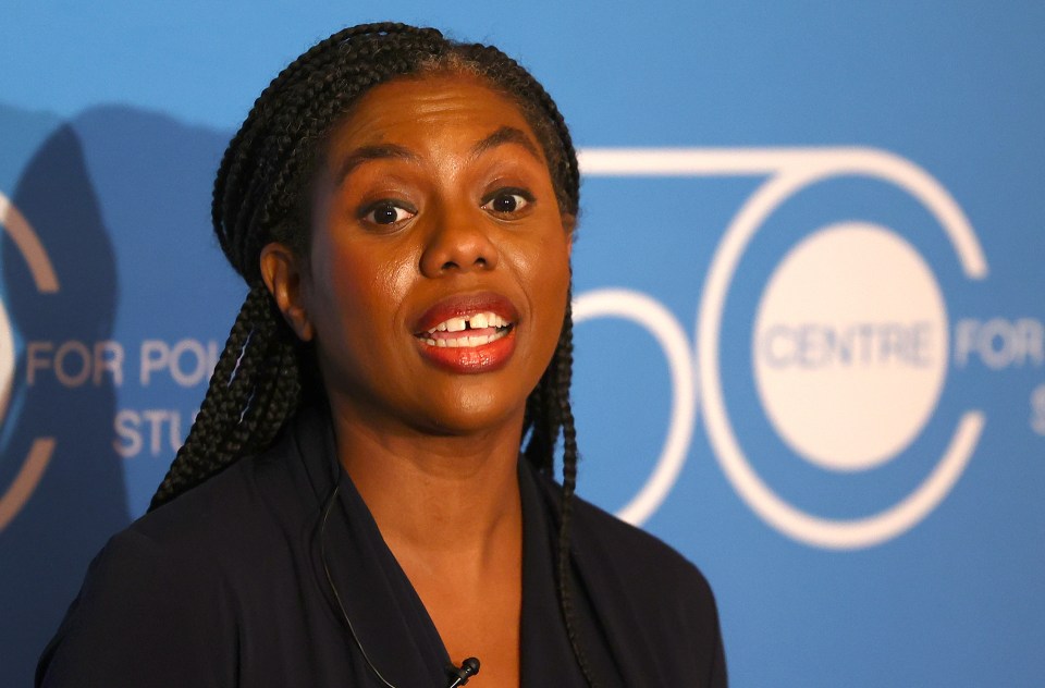 Kemi Badenoch says she does not believe that sandwiches are 'real food'